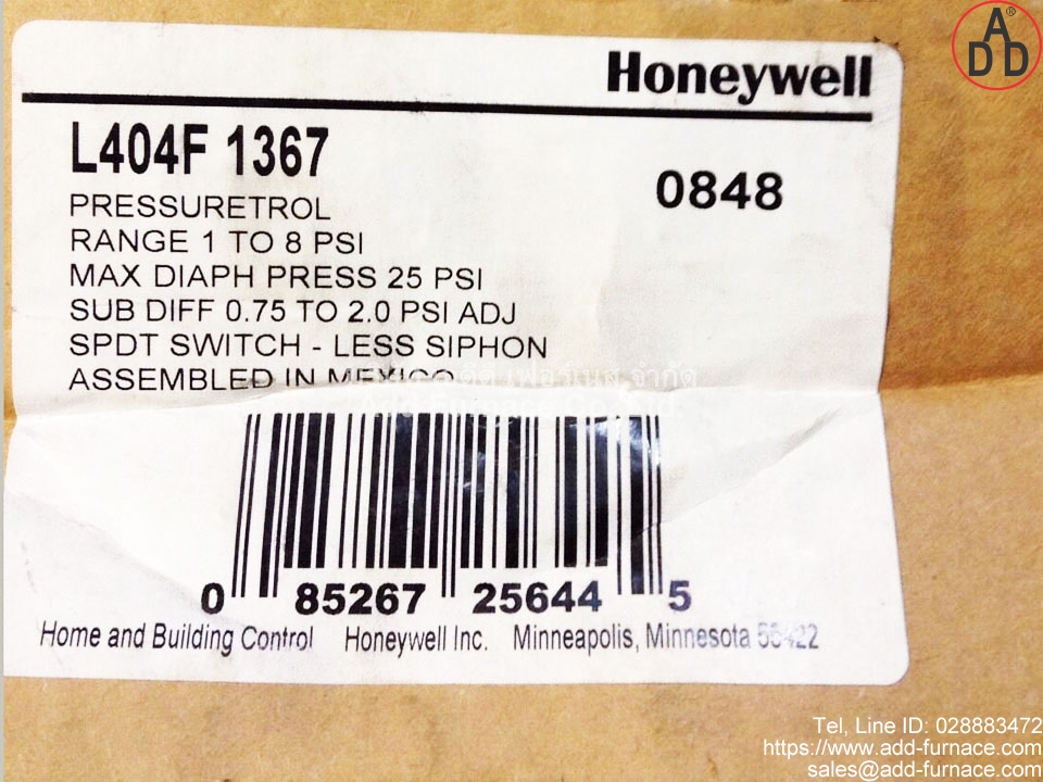 Honeywell L404F 1367(4)